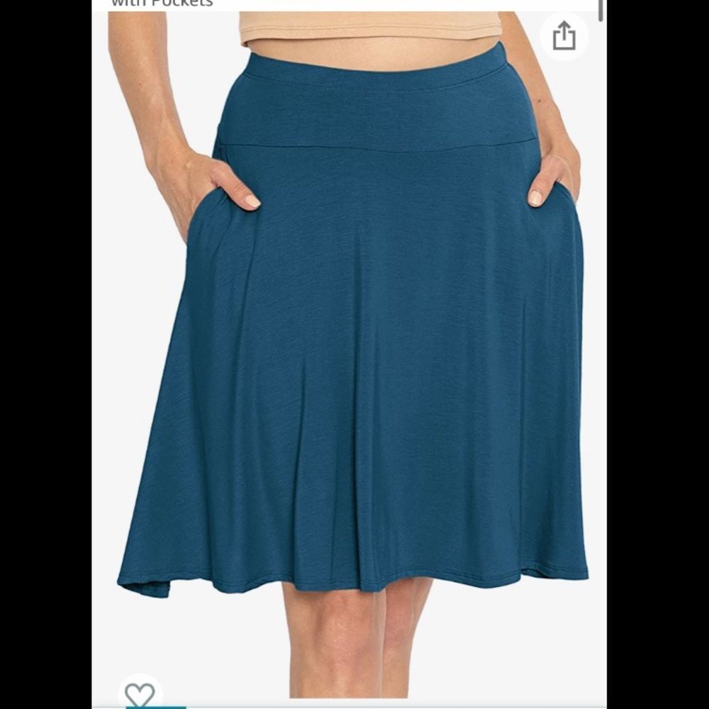 STRETCH IS COMFORT Women's A-Line Skirt NWT